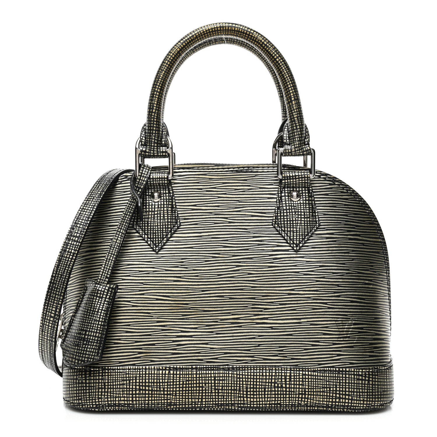 Louis Vuitton Epi Alma BB Platine 1 of 9