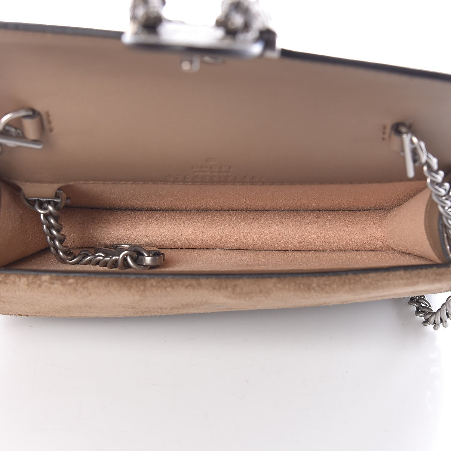 Gucci GG Supreme Monogram Super Mini Dionysus Shoulder Bag Taupe 5 of 10