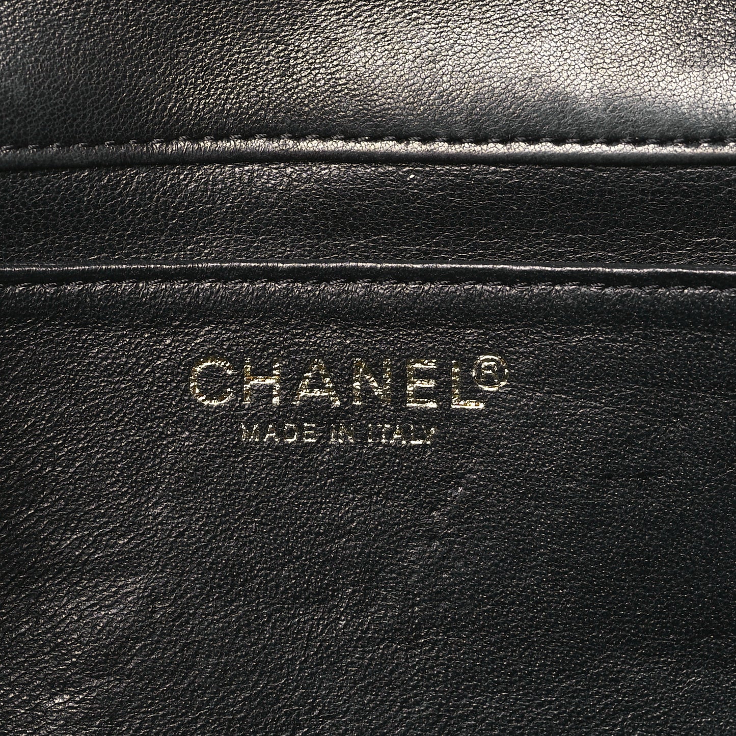Patent Chocolate Bar Clutch Black