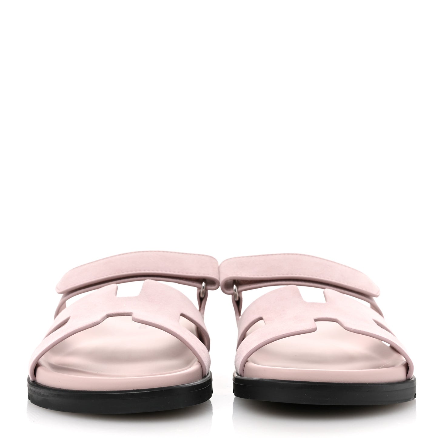 Suede Goatskin Womens Chypre Sandals 40 Rose Porcelaine