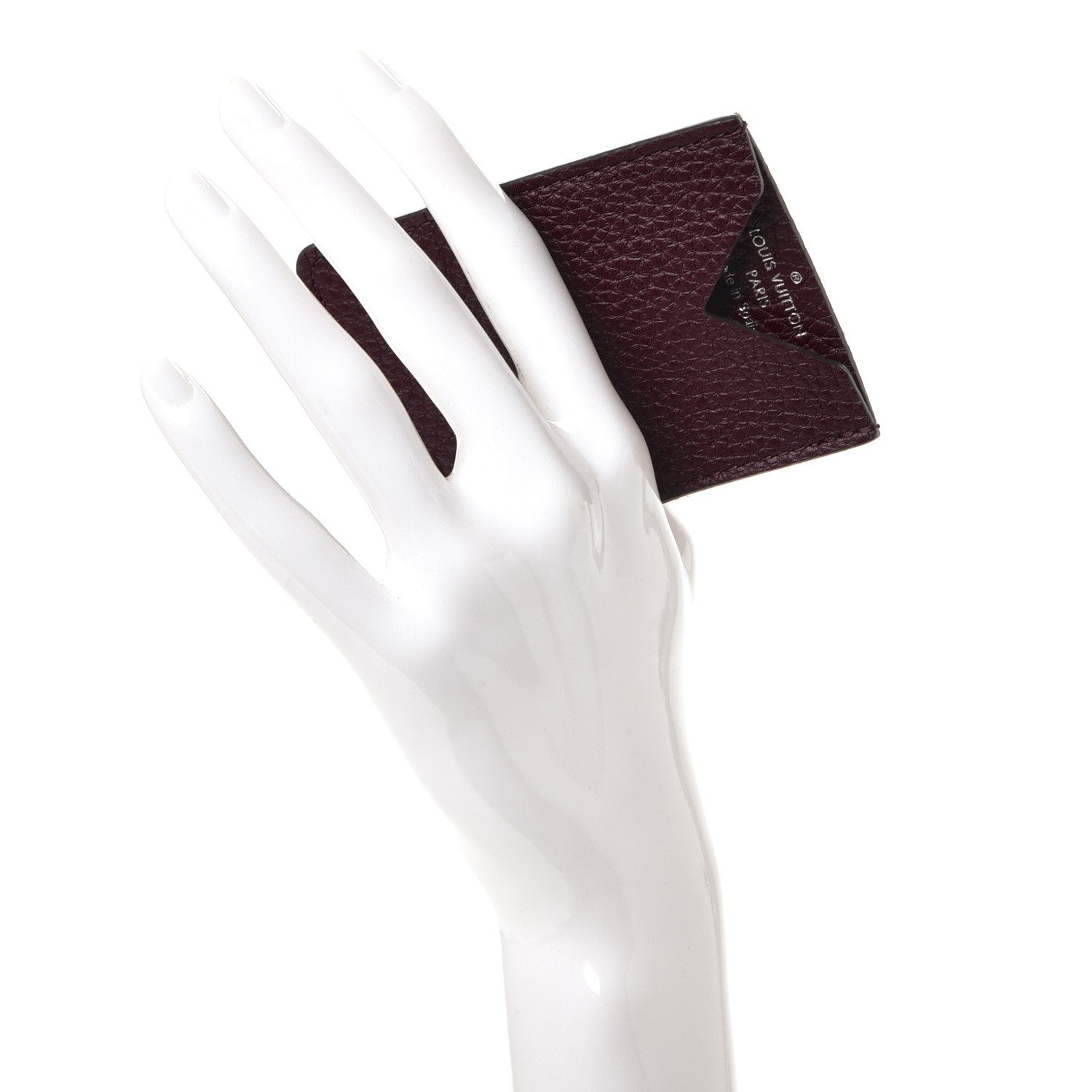 Louis Vuitton Taurillon Card Holder Bordeaux 2 of 7
