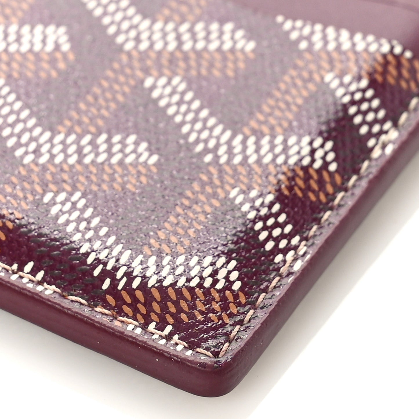 Goyardine Saint Sulpice Card Holder Bordeaux