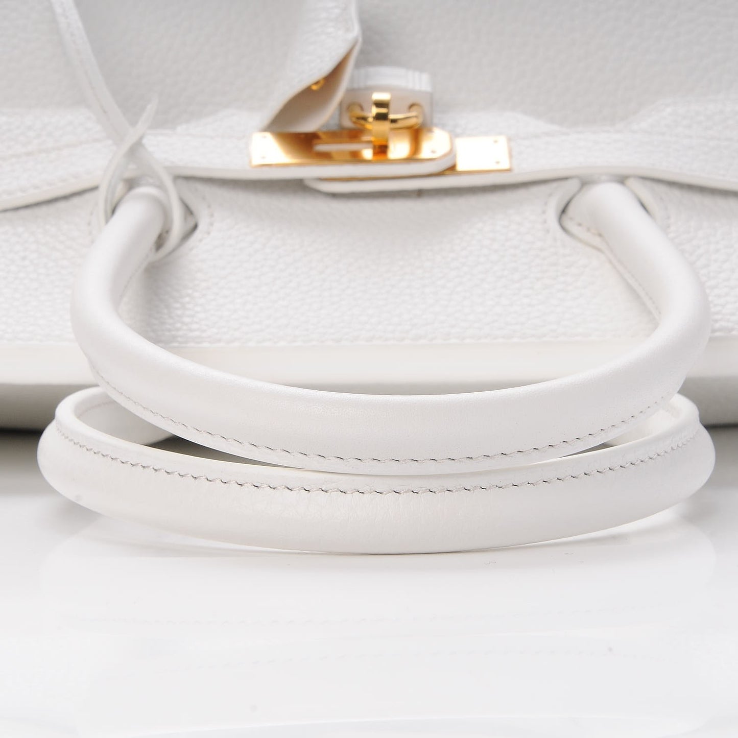 Taurillon Clemence Birkin 35 White