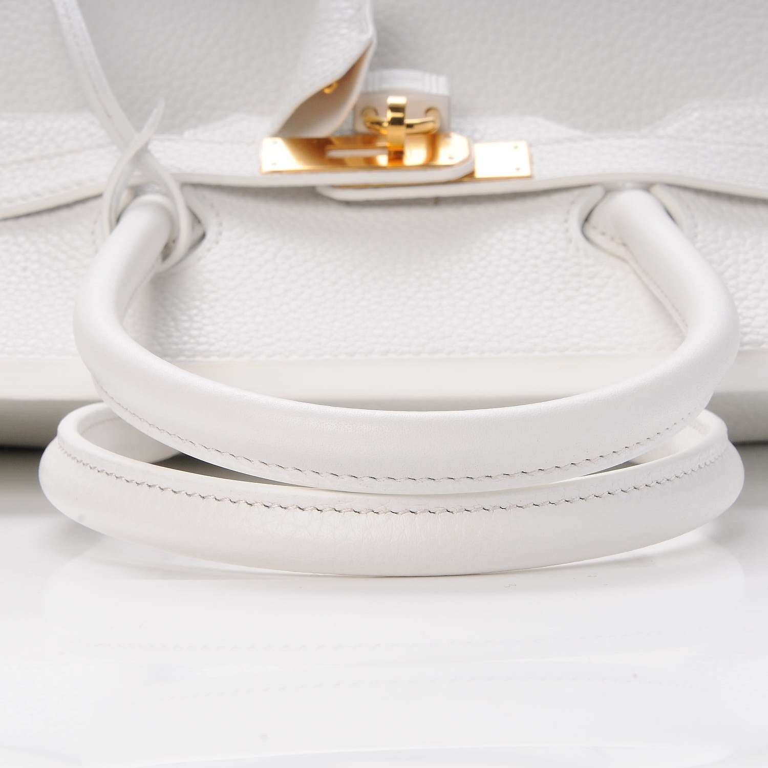 Hermes Taurillon Clemence Birkin 35 White 32 of 34