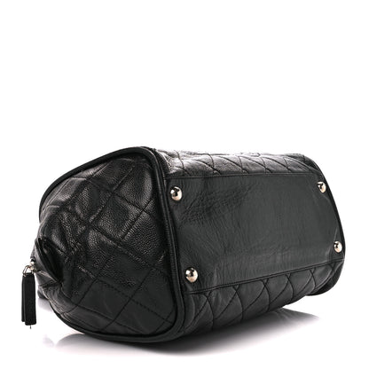 Chanel Caviar Quilted CC Timeless Bowler Black 4 of 12