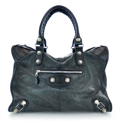 Balenciaga Agneau Giant Weekender Black 1 of 10