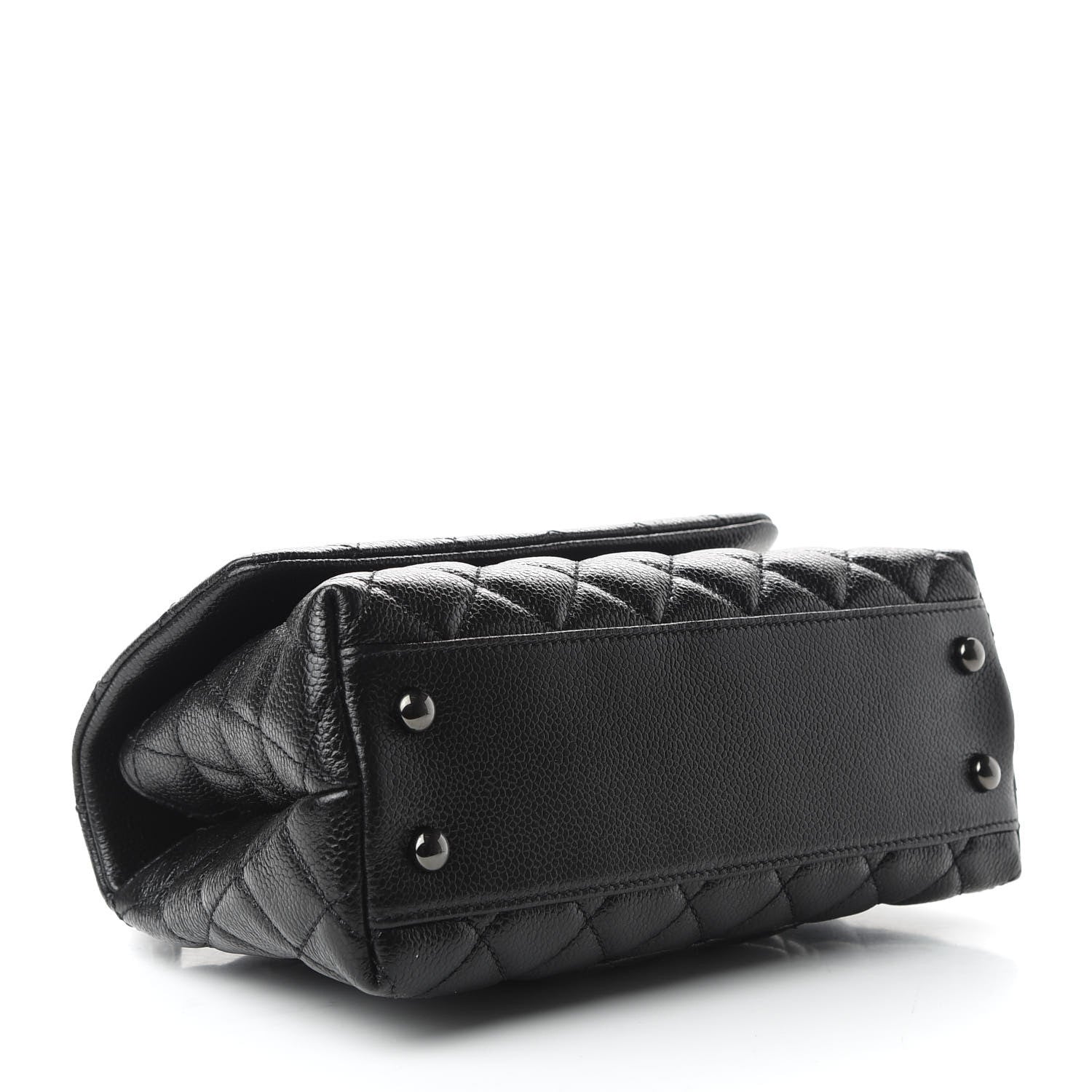 Chanel Caviar Quilted Mini Coco Handle Flap So Black 4 of 9