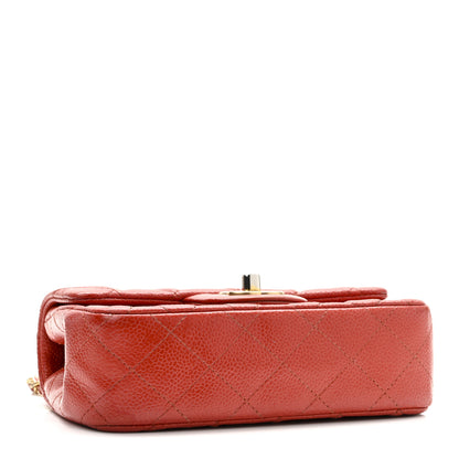 Chanel Caviar Quilted Extra Mini Flap Red 4 of 10