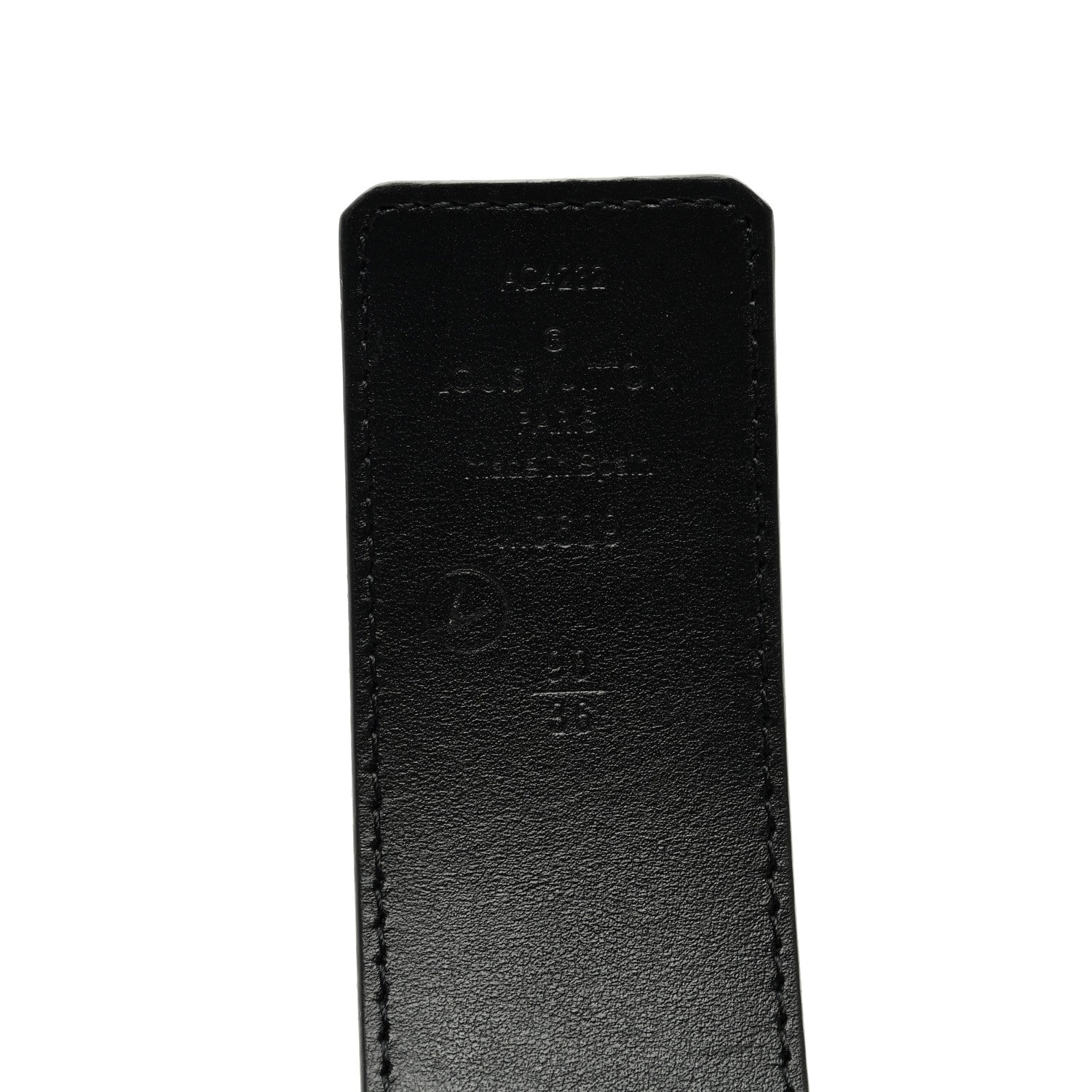 Louis Vuitton Monogram Eclipse 40mm LV Optic Belt 90 36 Black 3 of 4