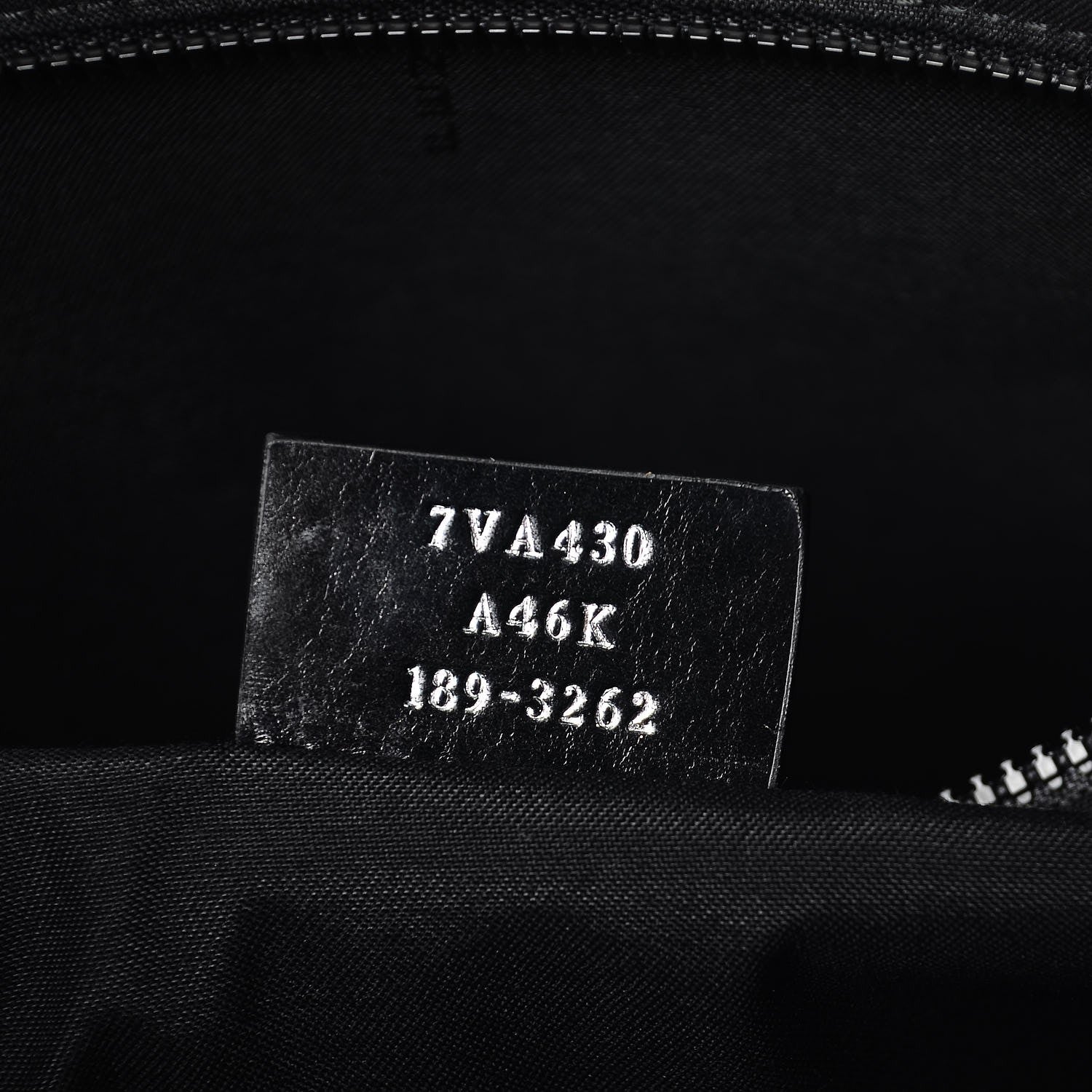 Fendi Canvas Mens Weekender Holdall Bag Black 7 of 7