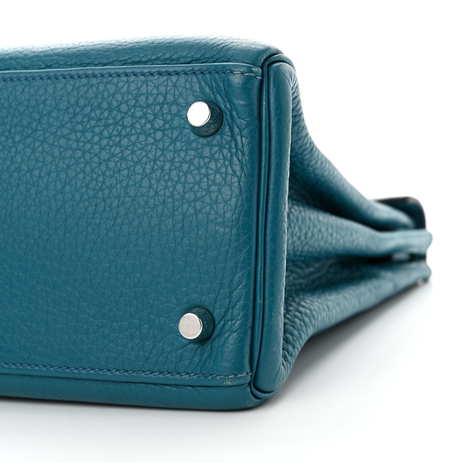 Hermes Taurillon Clemence Kelly Retourne 28 Bleu Izmir 11 of 18