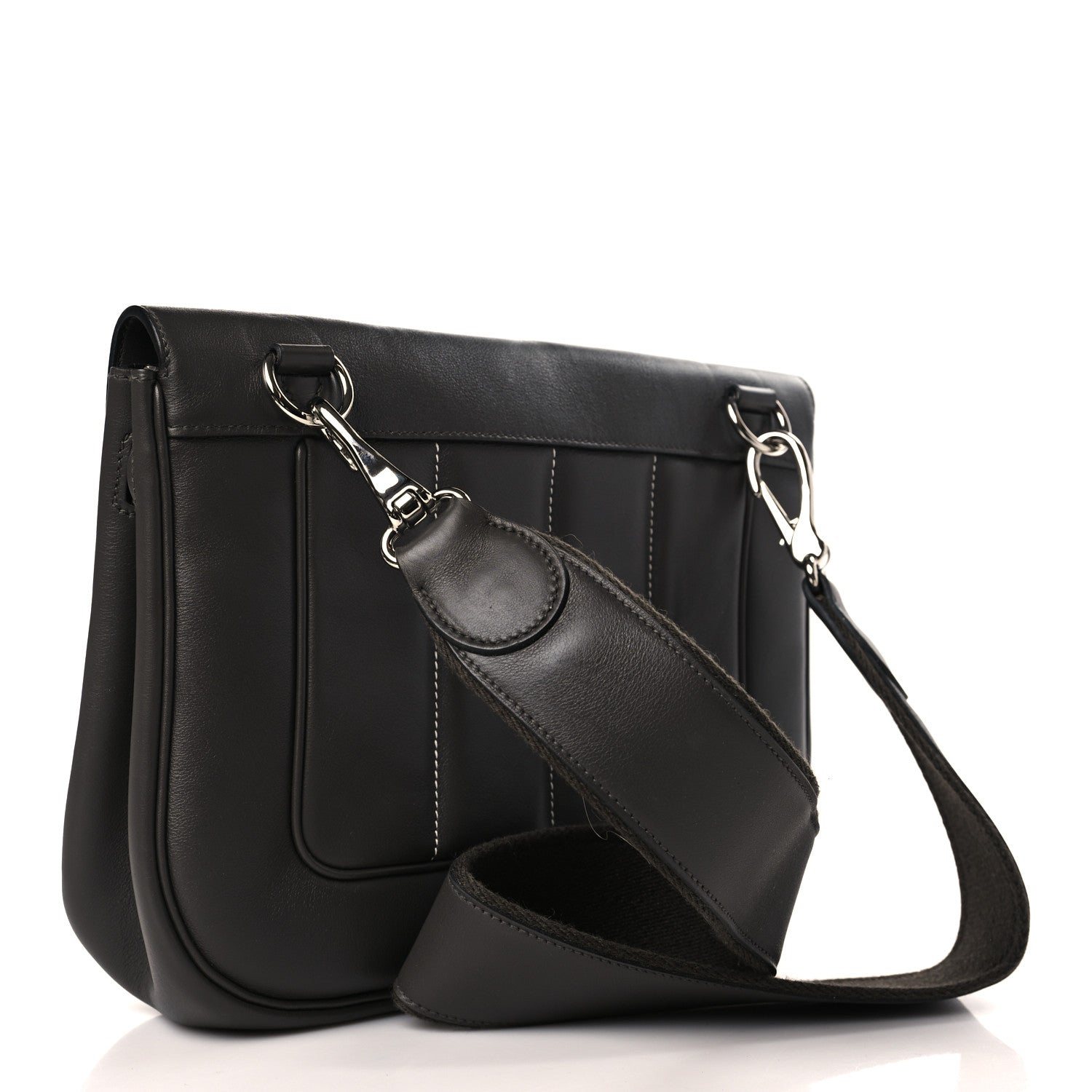 Hermes Veau Swift Sac Berline 28 Graphite Etoupe 3 of 9