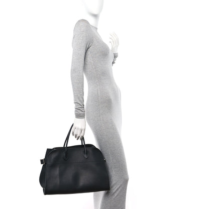 The Row Matte Grained Calfskin Soft Margaux 15 Black 2 of 12