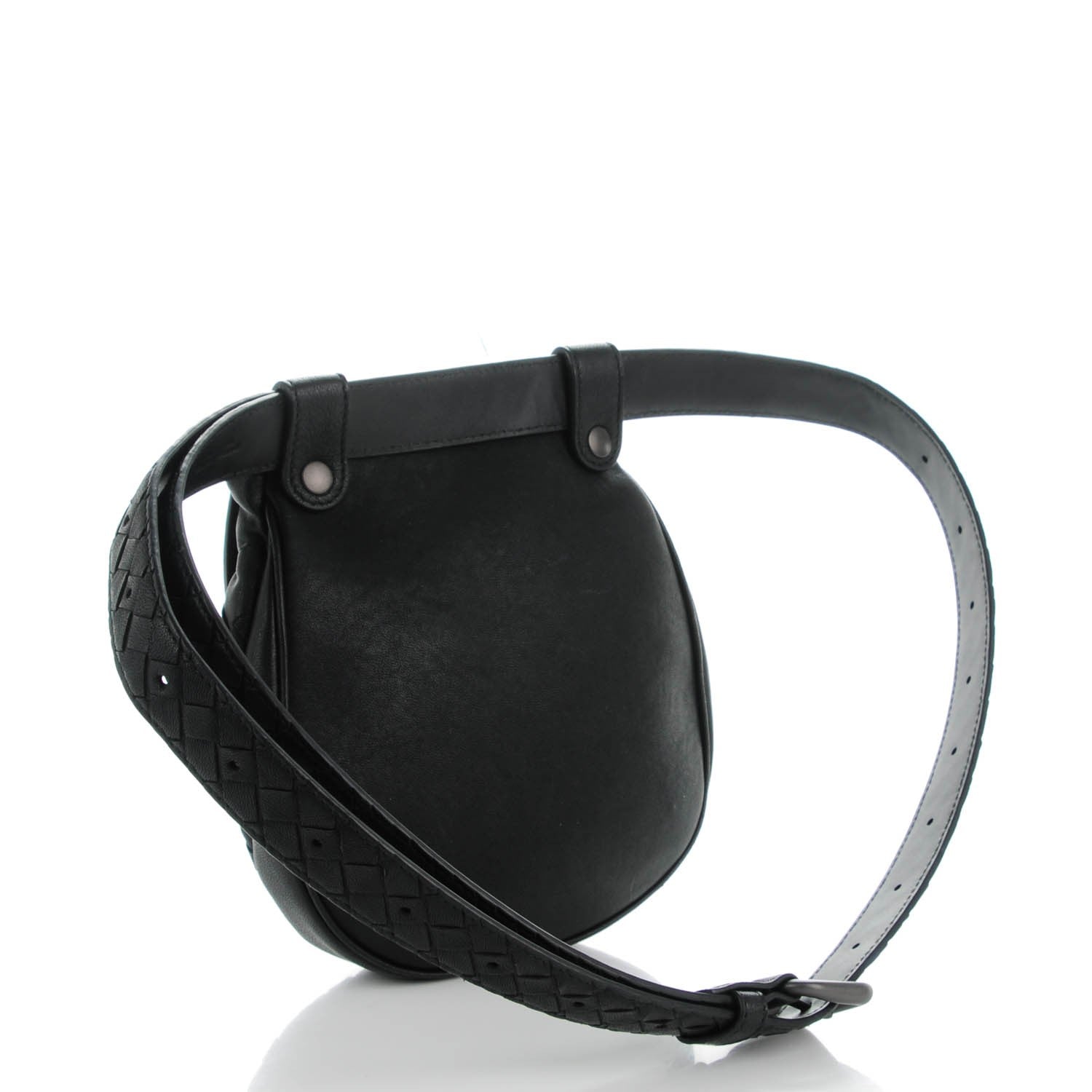 Bottega Veneta Nappa Intrecciato Belt Bag Nero Black 2 of 12