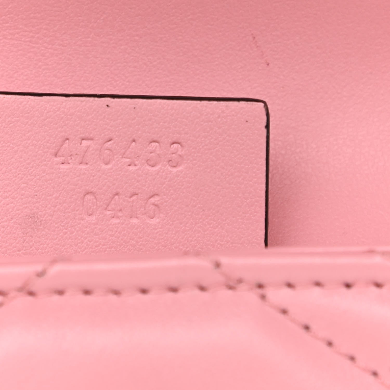 Gucci Calfskin Matelasse Super Mini GG Marmont Shoulder Bag Wild Rose 7 of 12
