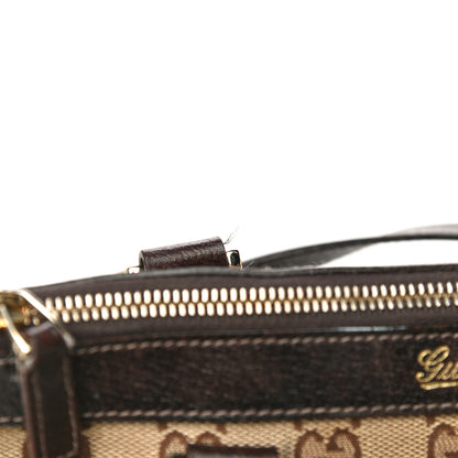 Gucci Monogram Small Abbey Tote Dark Brown 29 of 33