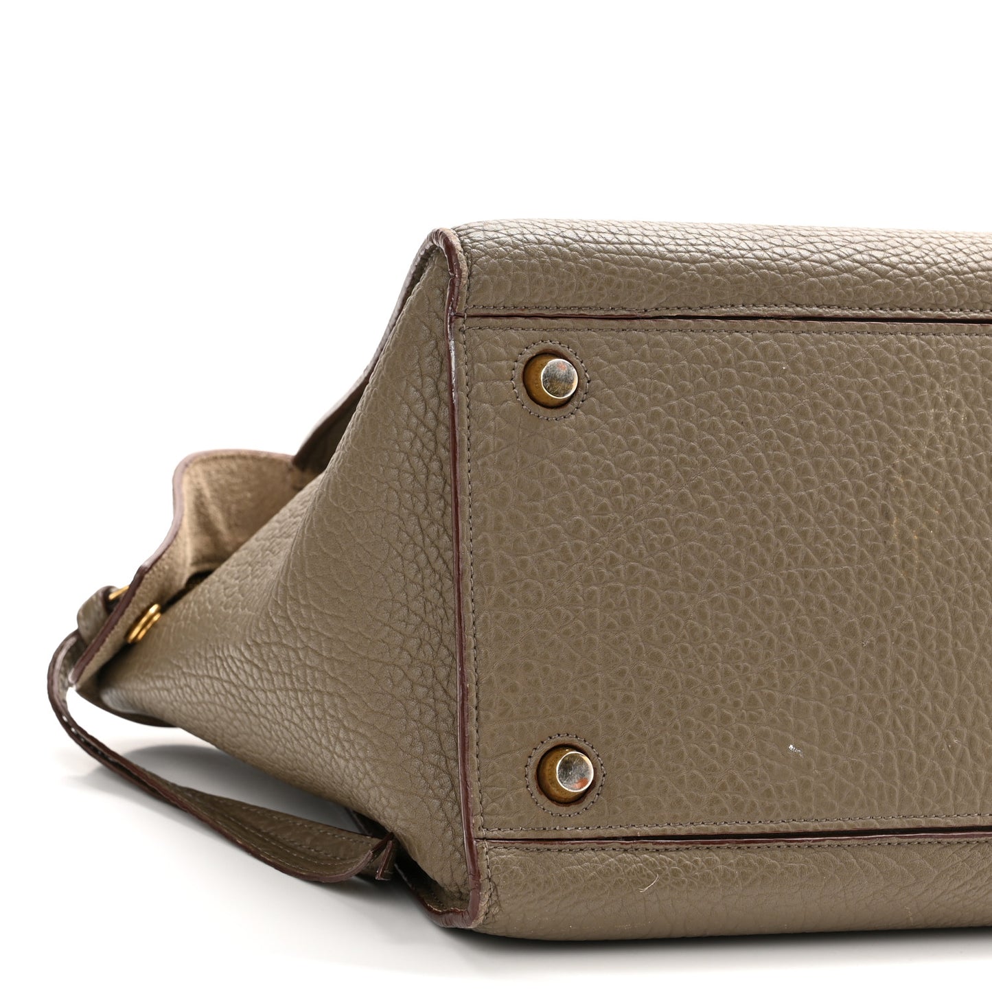 Bullhide Calfskin Small Ring Bag Souris