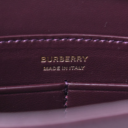 Burberry Smooth Calfskin TB Shoulder Bag Deep Maroon 8 of 10