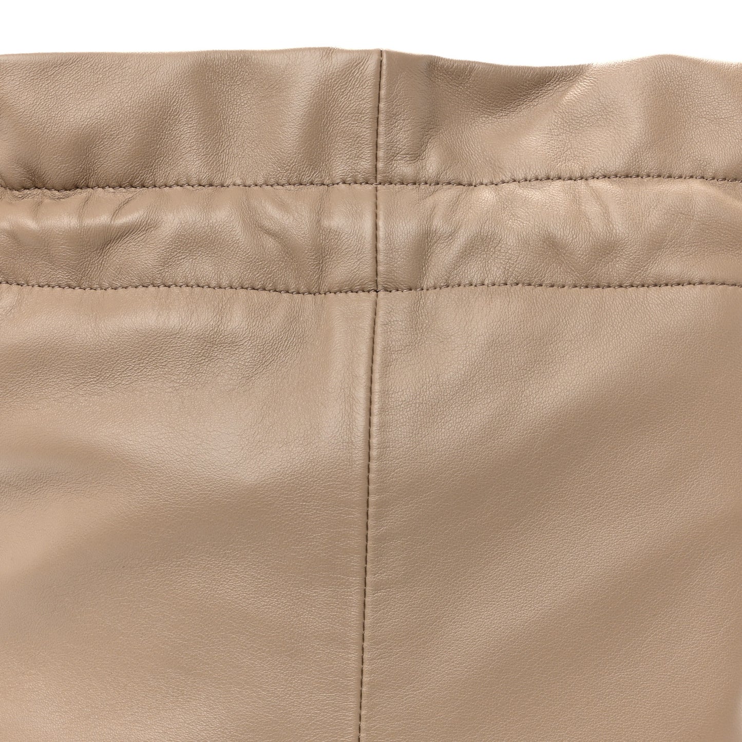Lambskin Small Crystal Pouch Safari