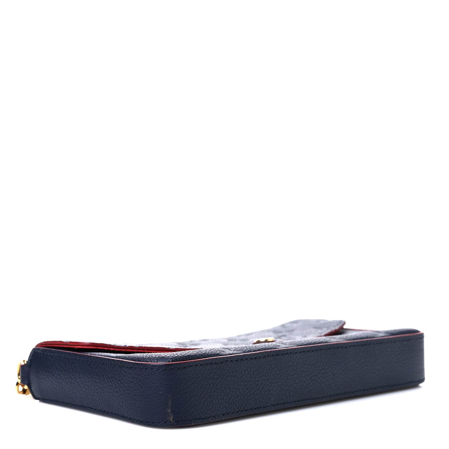 Empreinte Pochette Felicie Chain Wallet Marine Rouge