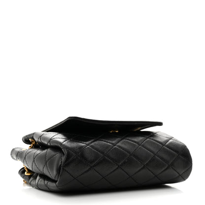 Saint Laurent Lambskin Quilted Monogram Mini Nolita Black 4 of 10