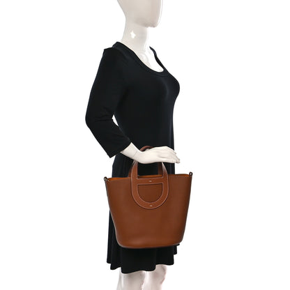 Hermes Taurillon Clemence Swift In-The-Loop 18 Bag Gold 2 of 10