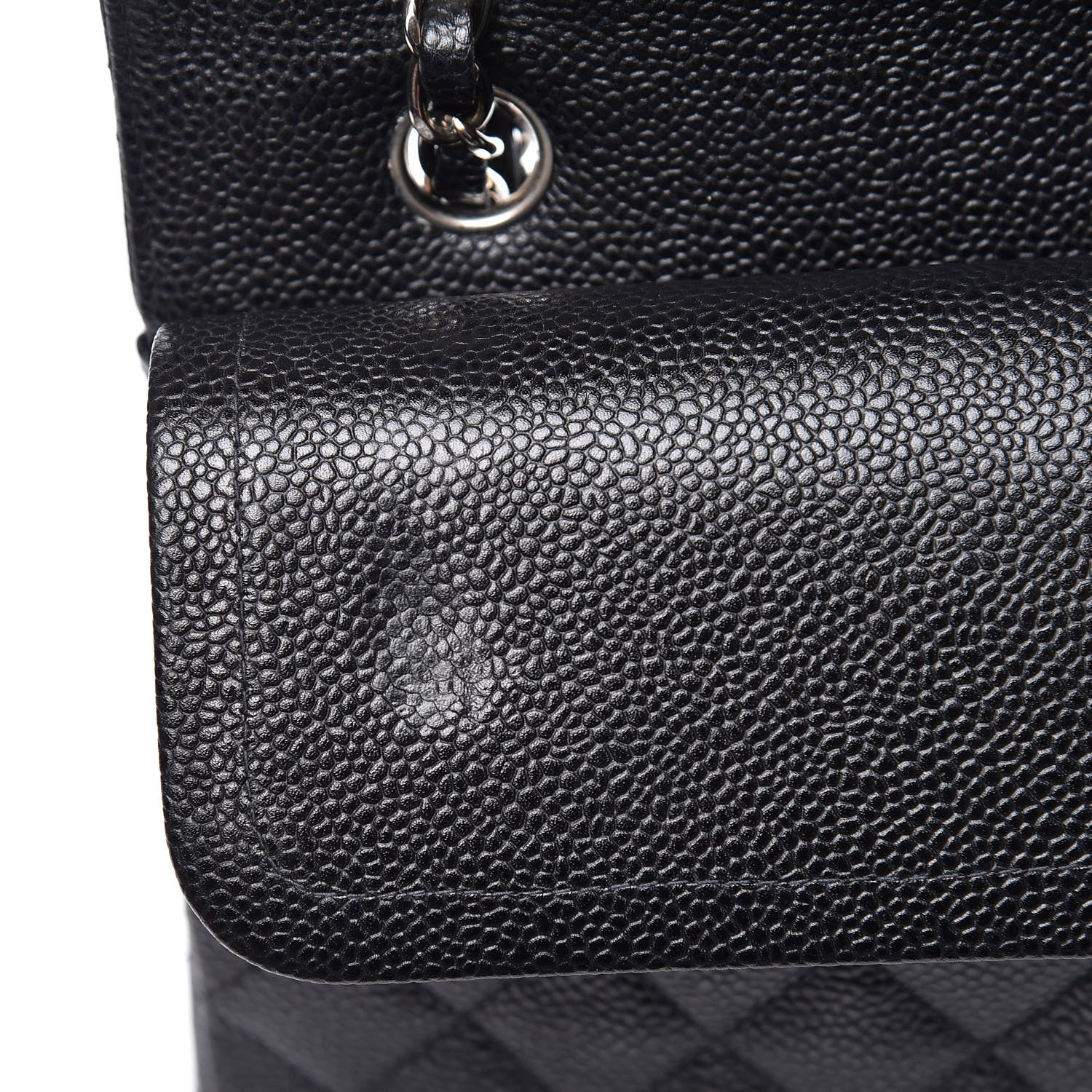 Chanel Caviar Quilted Medium Double Flap Black 10 of 12