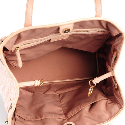 Christian Dior Coated Canvas Cannage Medium Panarea Tote Rosato 5 of 8