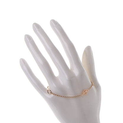 Hermes 18K Rose Gold Diamond Gambade Bracelet SH 2 of 7