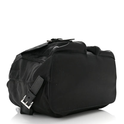Prada Tessuto Nylon Saffiano Medium Backpack Black 3 of 8