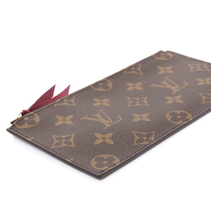 Louis Vuitton Monogram Felicie Chain Wallet Zippered Insert Fuchsia 5 of 8