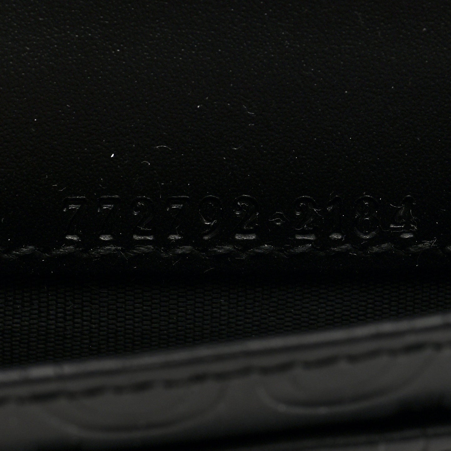 Gilbert Calfskin Jumbo GG Embossed Snap Wallet Black