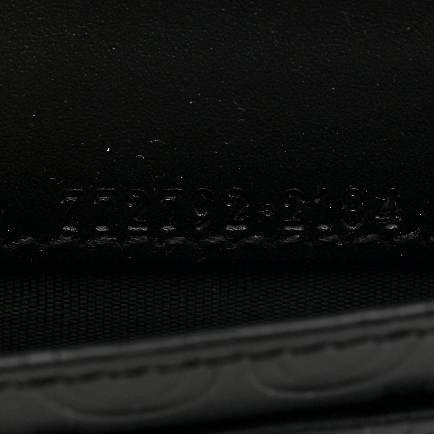 Gucci Gilbert Calfskin Jumbo GG Embossed Snap Wallet Black 7 of 8