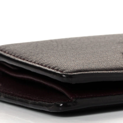 Jimmy Choo Calfskin Hanne Wallet Burgundy 7 of 8