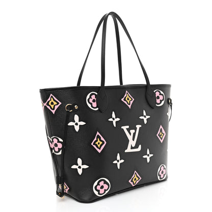 Louis Vuitton Monogram Giant Wild At Heart Neverfull MM Black 4 of 9