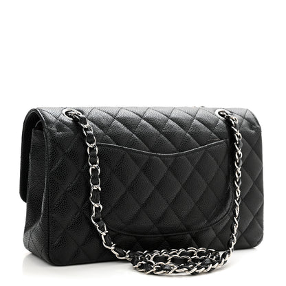 Chanel Caviar Quilted Medium Double Flap Black 2 of 9