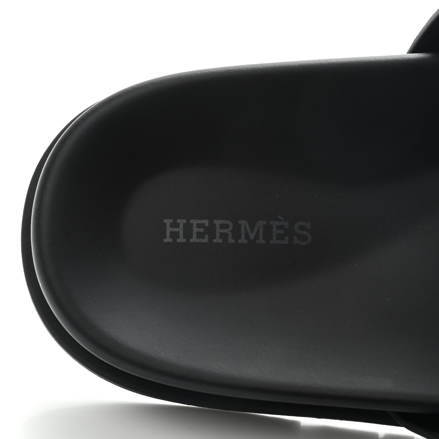 Hermes Calfskin Mens Chypre Sandals 43 Black 6 of 8