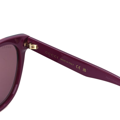 Gucci Acetate Round Frame Sunglasses GG1171SK Red 6 of 8