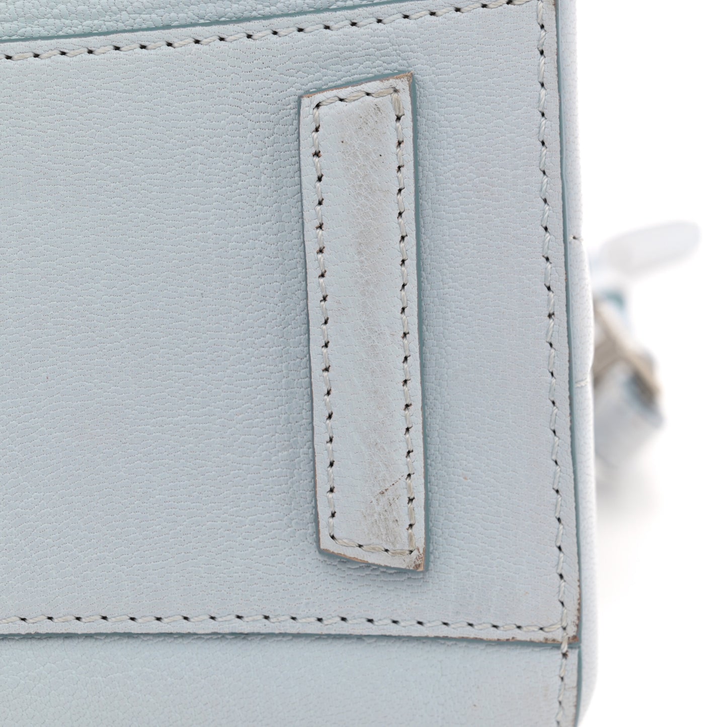 Sugar Goatskin Mini Antigona White