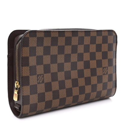 Louis Vuitton Damier Ebene Pochette Saint Louis Clutch 3 of 6