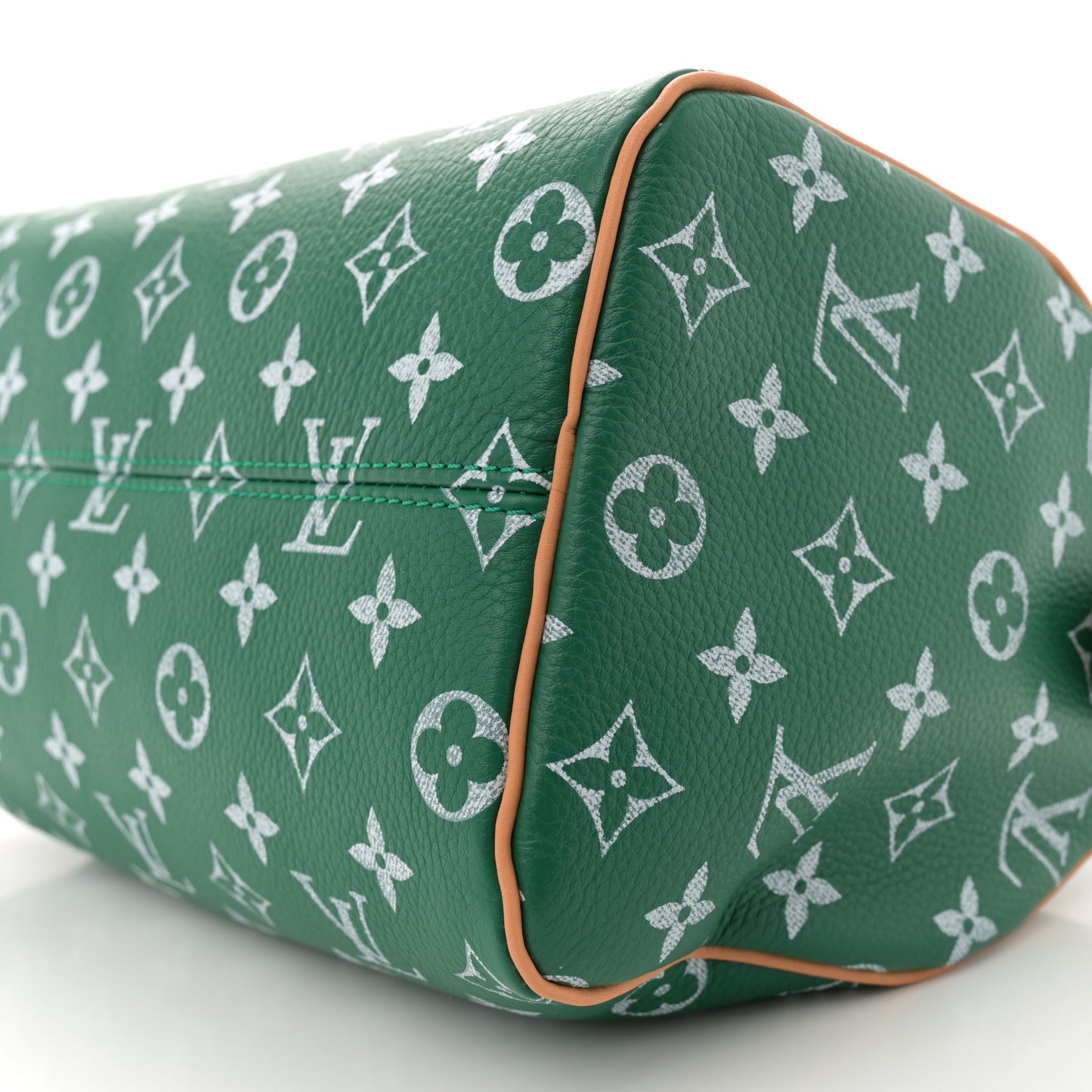 Calfskin Monogram Speedy P9 Bandouliere 25 Green