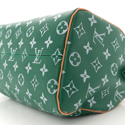 Louis Vuitton Calfskin Monogram Speedy P9 Bandouliere 25 Green 10 of 11