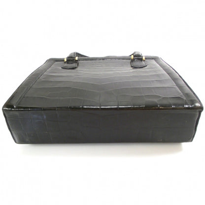 Hermes Vintage Porosus Crocodile Pullman Black 4 of 9