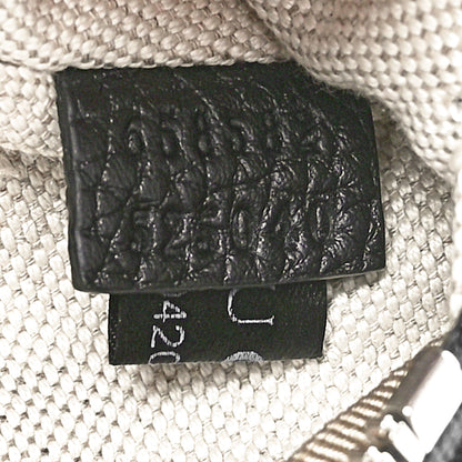 Gucci Piuma Calfskin Jumbo GG Embossed Small Belt Bag Black 7 of 11