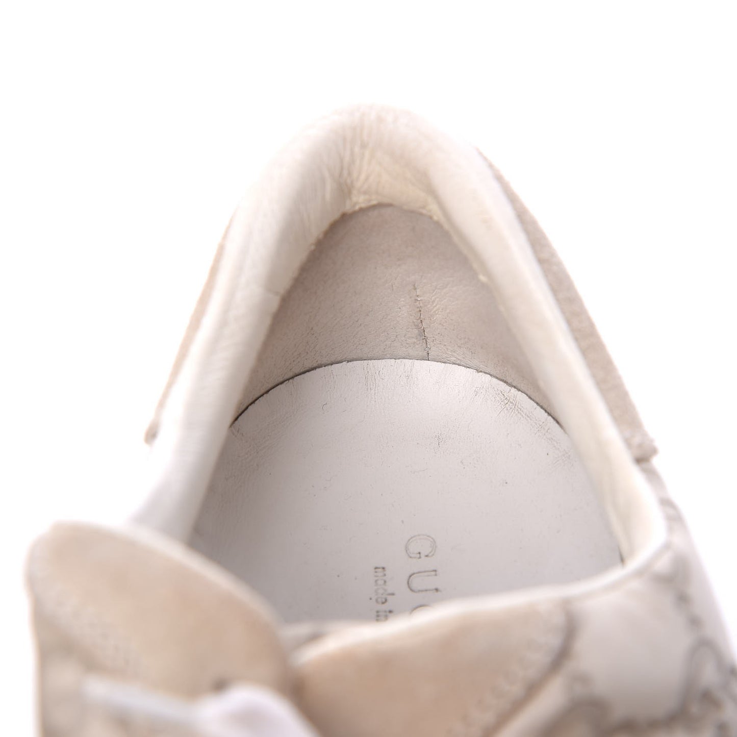 Guccissima Web Mens Sneakers 10 White
