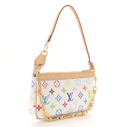 Louis Vuitton LV X TM Monogram Multicolor Pochette Accessories White 3 of 9