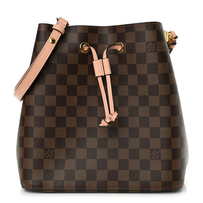 Louis Vuitton Damier Ebene Neonoe MM Venus Pink 1 of 9