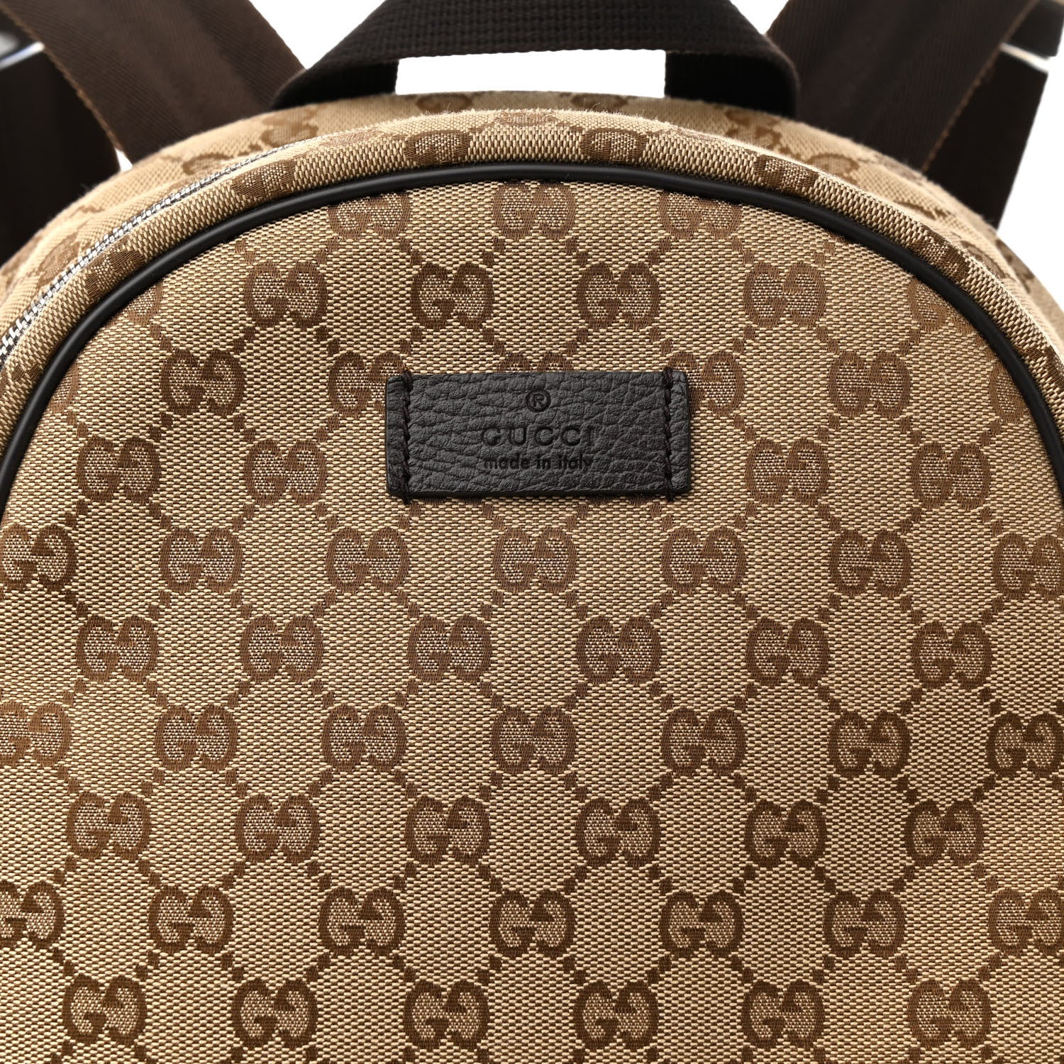 Gucci Monogram Travel Backpack Dark Brown 8 of 13