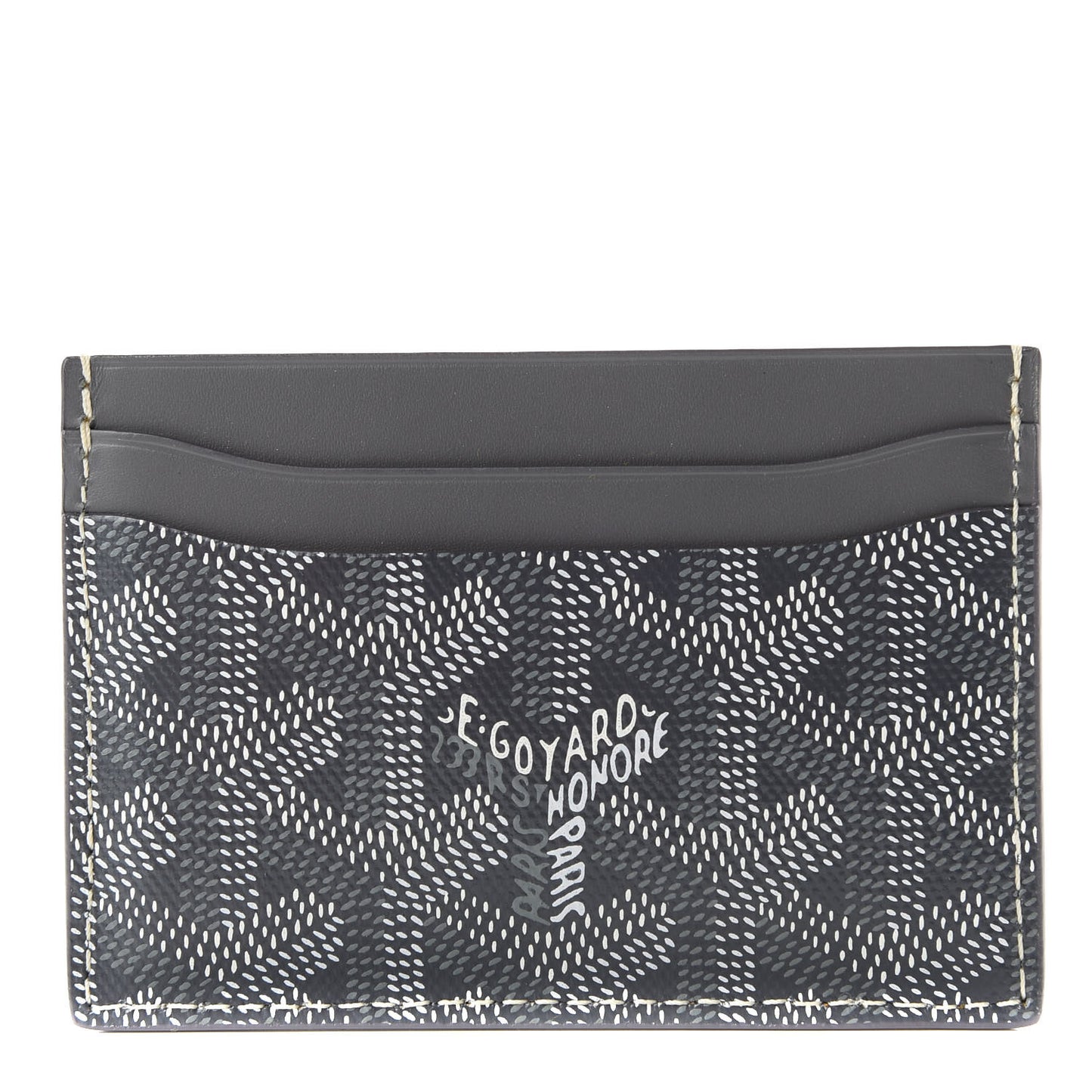 Goyardine Saint Sulpice Card Holder Grey