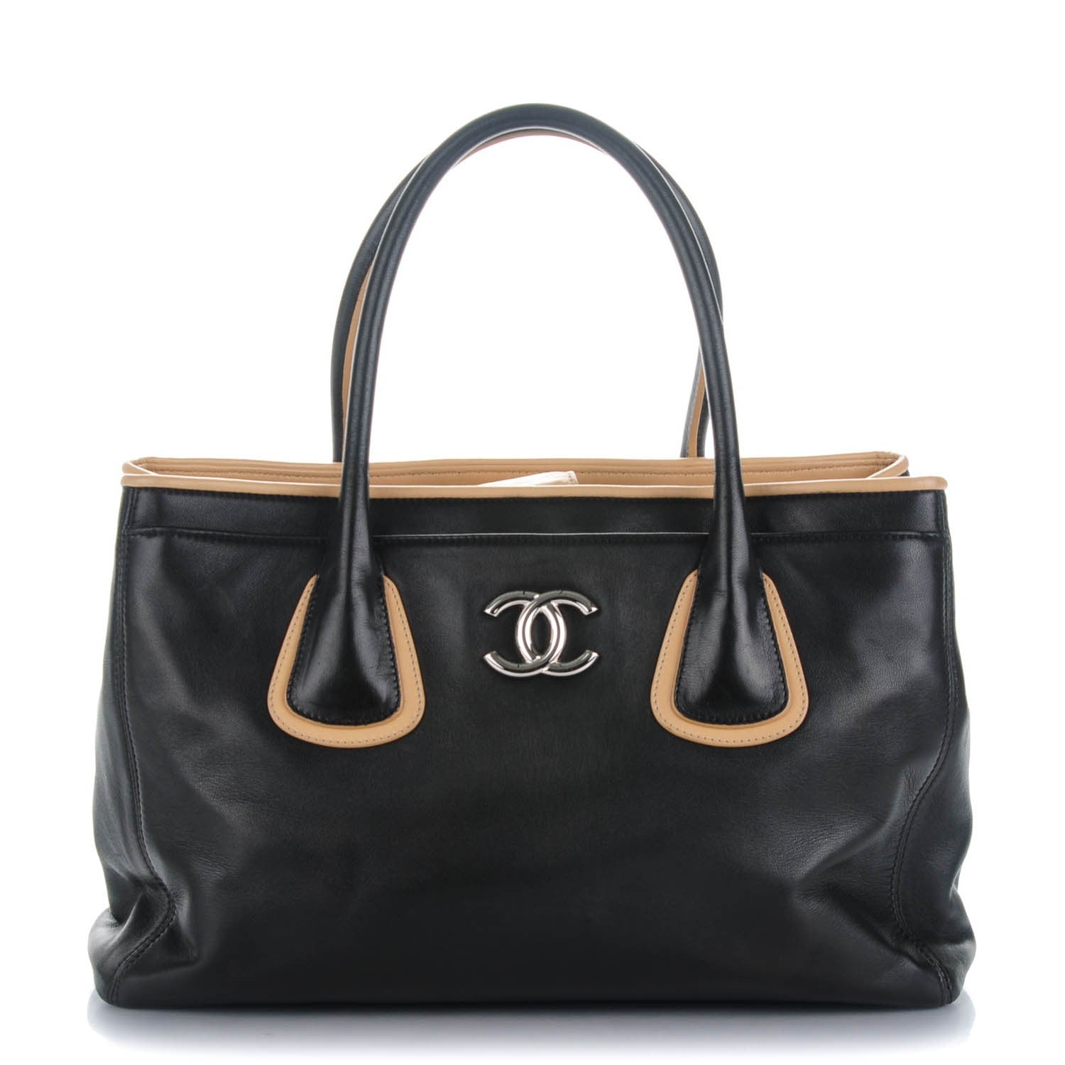 Chanel Lambskin Executive Cerf Shopper Tote Black 1 of 7